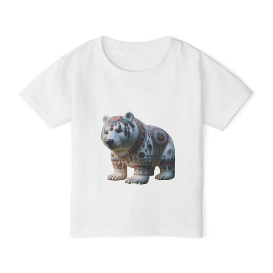 7-B. White Bear - Native American Inspired / Unisex Graphic Tee Shirt