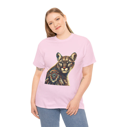 Puma-3. Native American Inspired / Unisex Graphic Tee Shirt