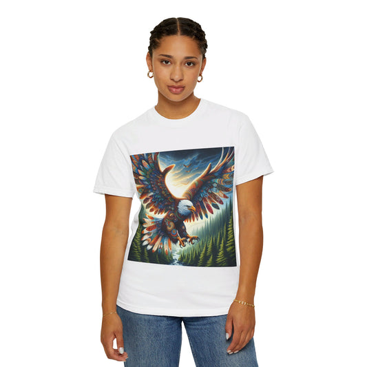 Eagle-2. Native American Inspired / Unisex Graphic Tee Shirt