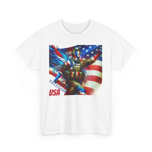 X - Vote - Freedom USA-2. Flag - Veteran / Unisex Graphic Tee Shirt