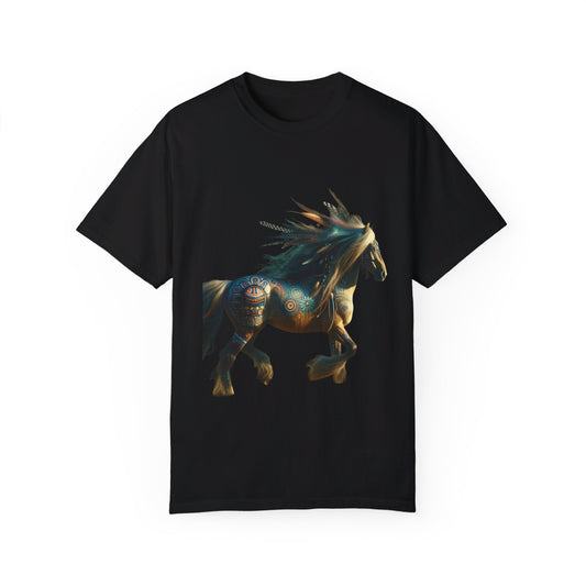 Horse-2. Native American Inspired / Unisex Graphic Tee Shirt