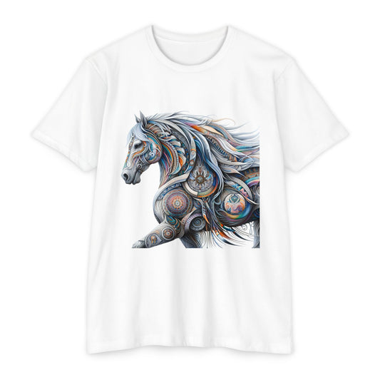 Horse-3. Native American Inspired / Unisex Graphic Tee Shirt