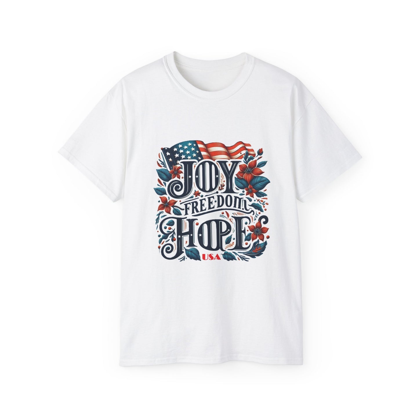 X - Vote - Joy - FREEDOM - Hope - USA-1. / Unisex Graphic Tee Shirt