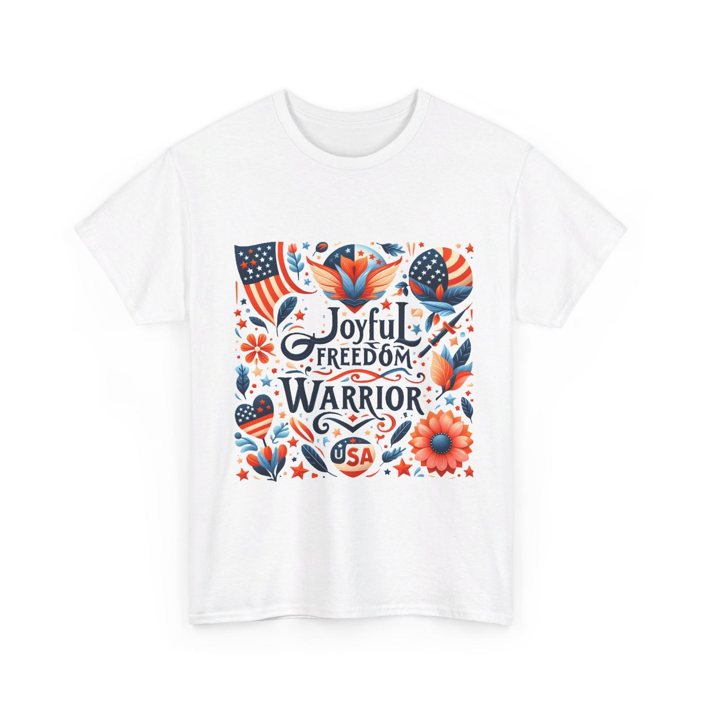 X - Vote - Joyful Freedom Warrior-1. / Unisex Graphic Tee Shirt