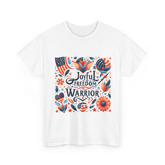 E-2. Joyful Freedom Warrior / Unisex Graphic Tee Shirt