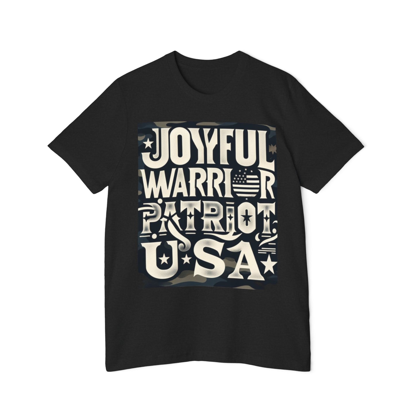 X - Vote - Joyful - Warrior - Patriot - USA in black & White-2. / Unisex Graphic Tee Shirt