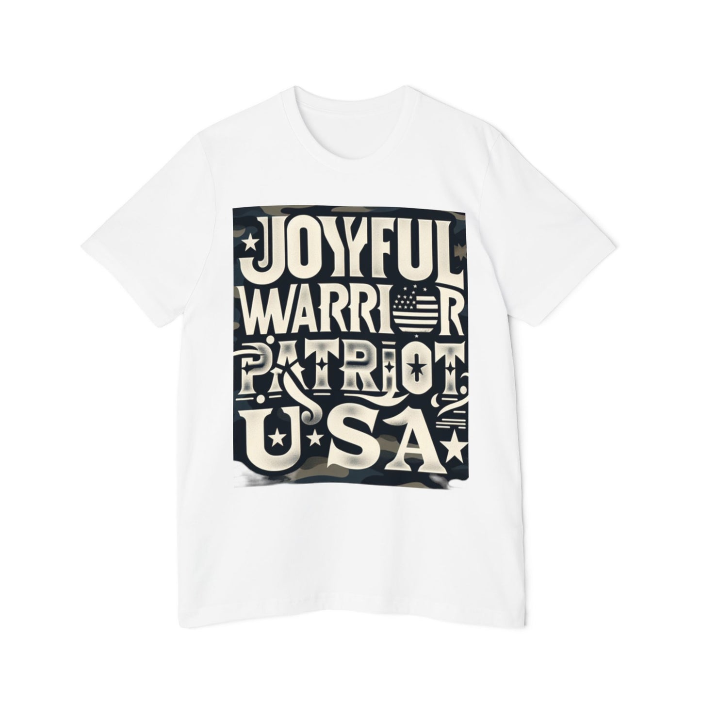 X - Vote - Joyful - Warrior - Patriot - USA in black & White-2. / Unisex Graphic Tee Shirt