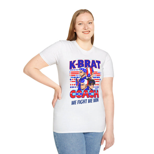 J. Freedom & Democracy - K-BRAT & COACH - Animae - When WE FIGHT-WE WIN / Unisex Graphic Tee Shirt