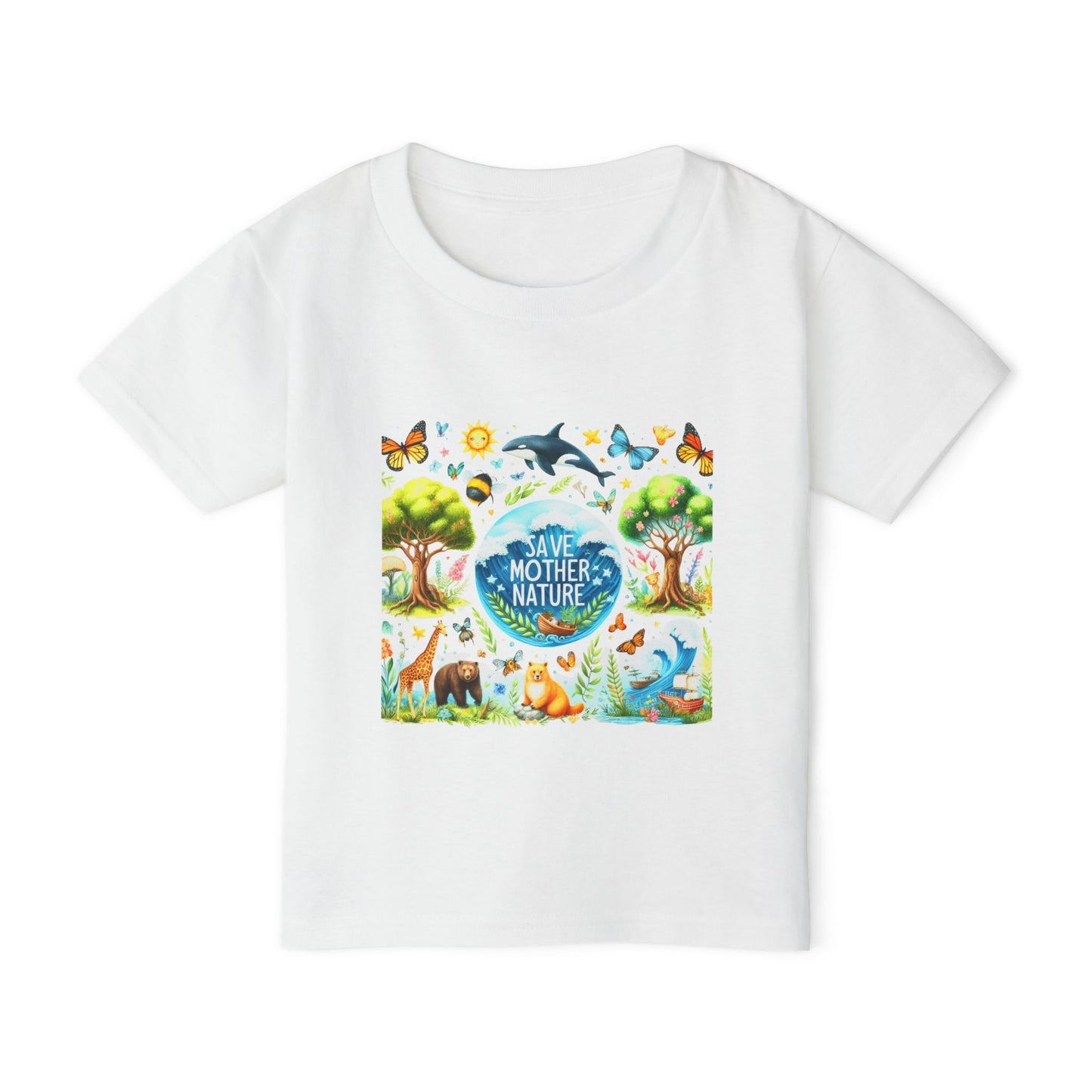 5-B. Save Mother Nature / Unisex Graphic Tee Shirt