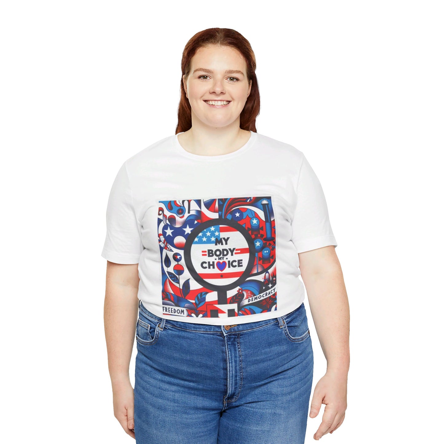 X - Vote - My Body - My Choice-1. / Unisex Graphic Tee Shirt