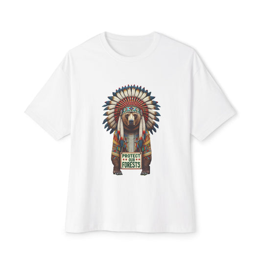 6-B. Protect our Forests - Bear - Native American Inspired / Unisex Graphic Tee Shirt