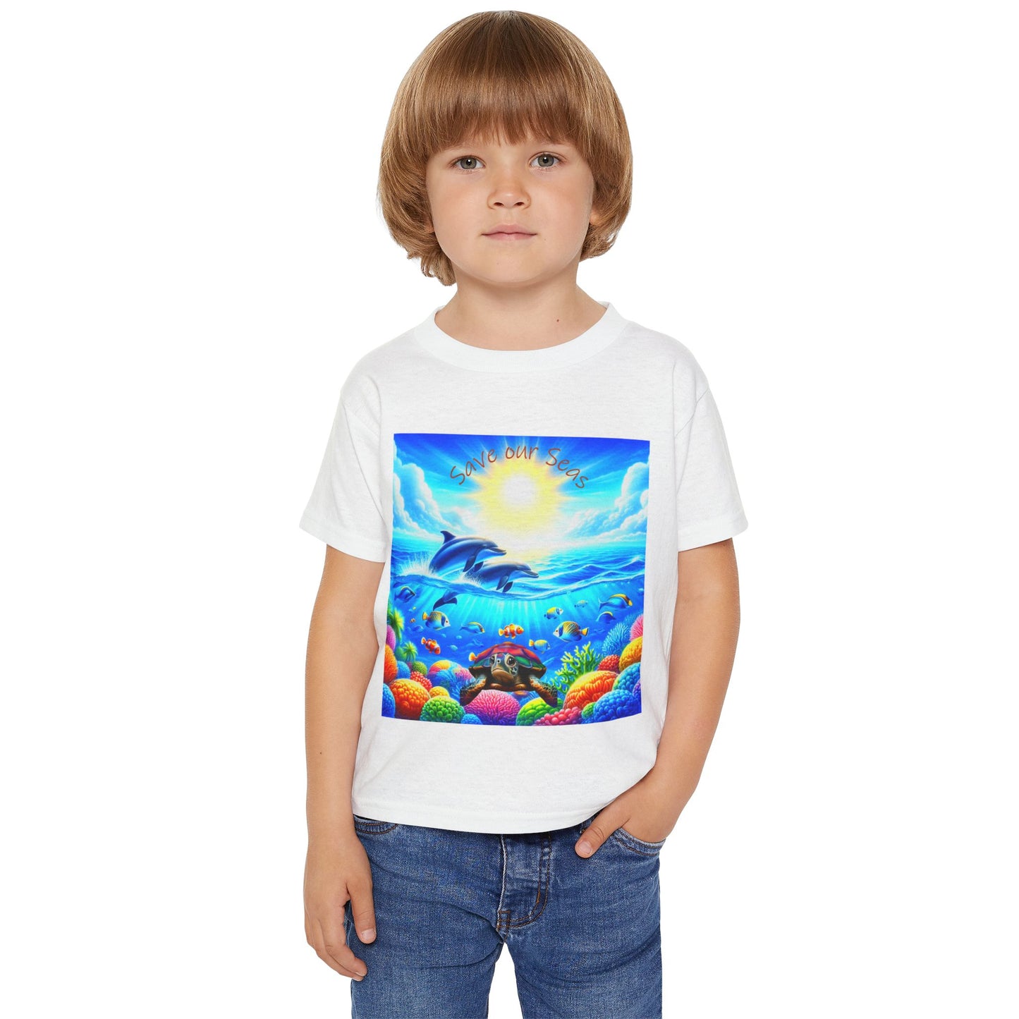 4-B. Save our Seas / Unisex Graphic Tee Shirt