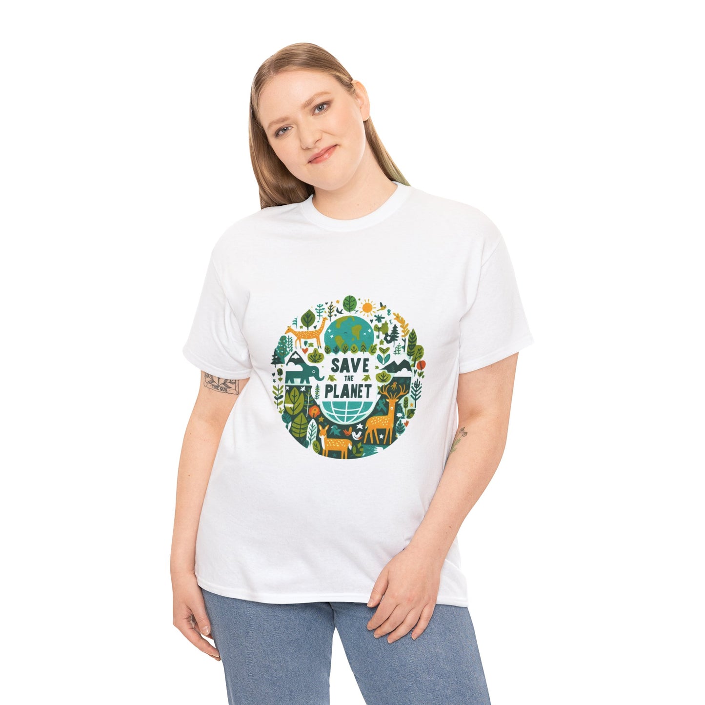 3-B. Save the Planet / Unisex Graphic Tee Shirt