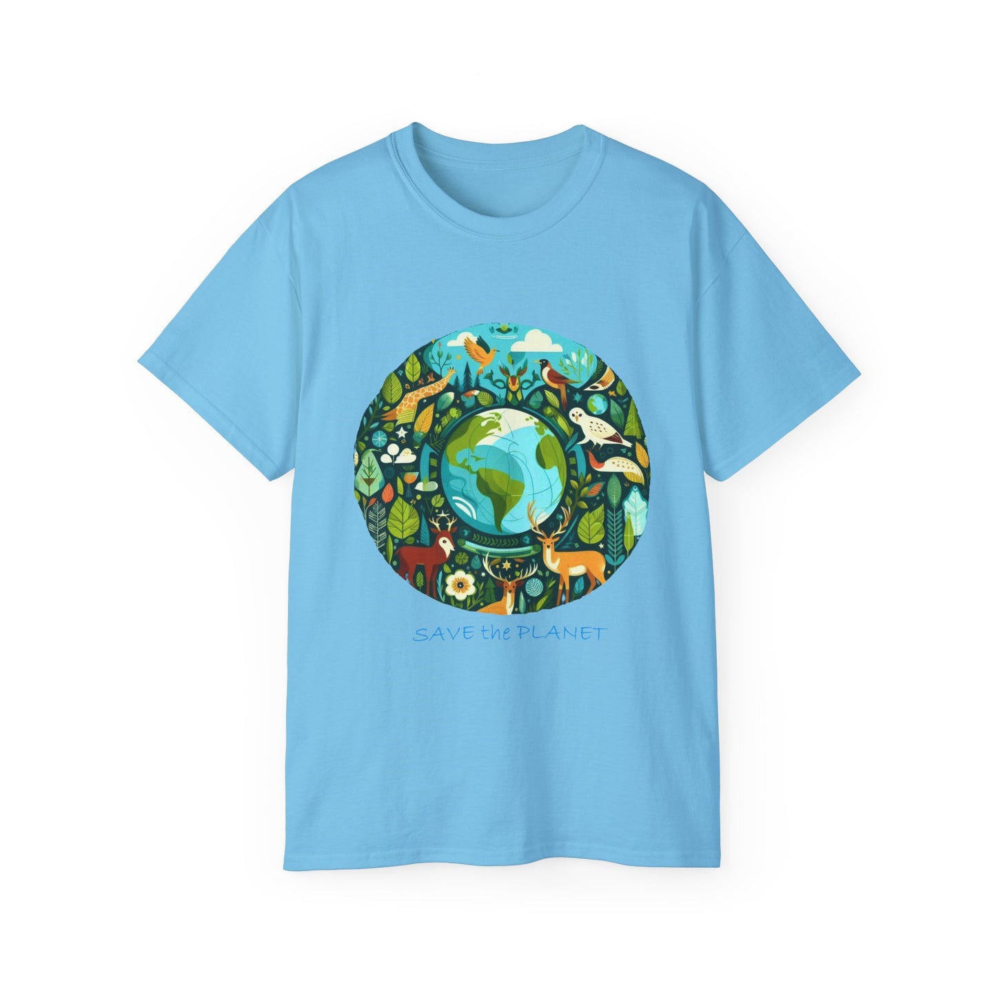 3-C. Save the Planet / Unisex Graphic Tee Shirt