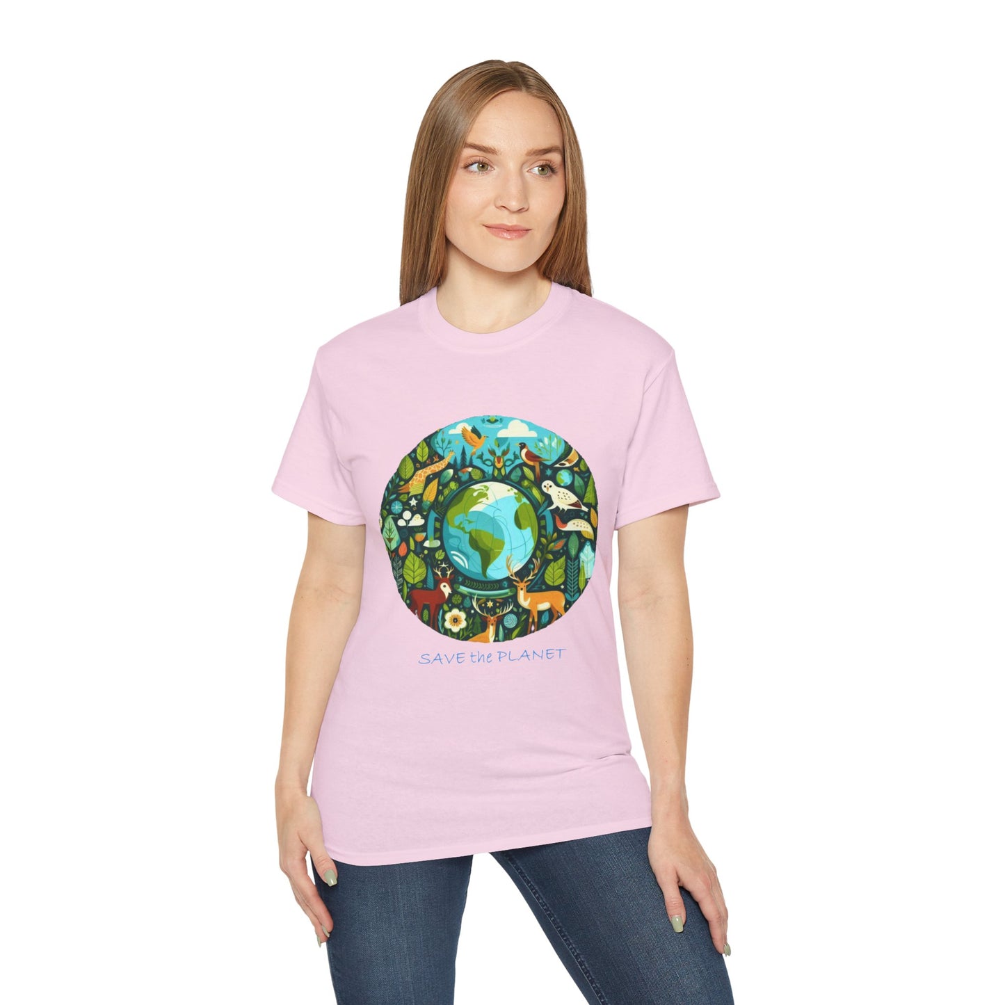 3-C. Save the Planet / Unisex Graphic Tee Shirt