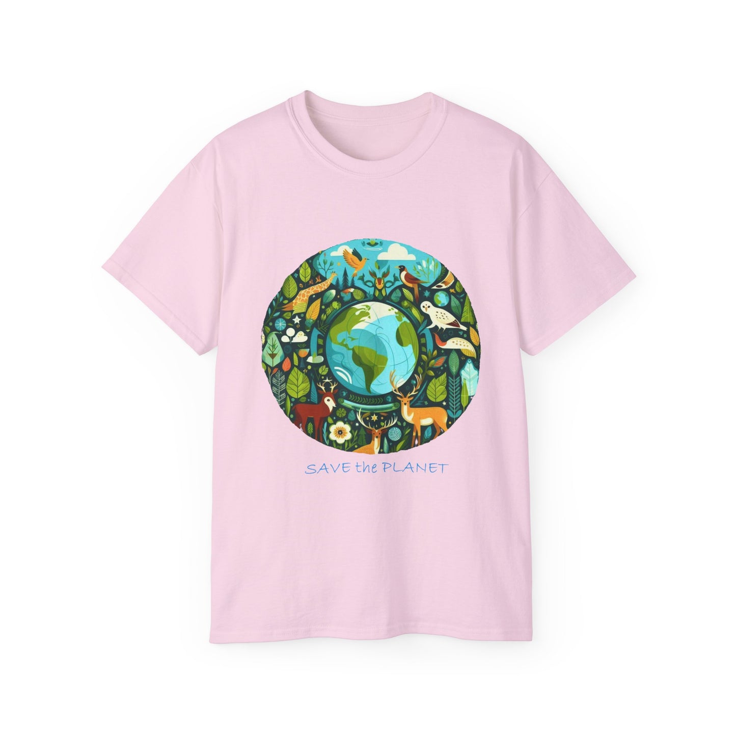 3-C. Save the Planet / Unisex Graphic Tee Shirt