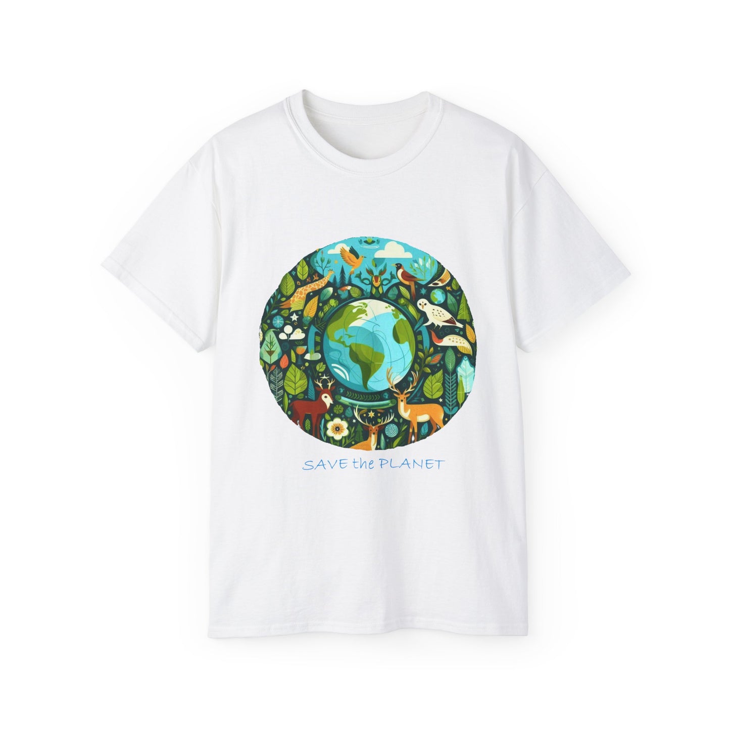 3-C. Save the Planet / Unisex Graphic Tee Shirt