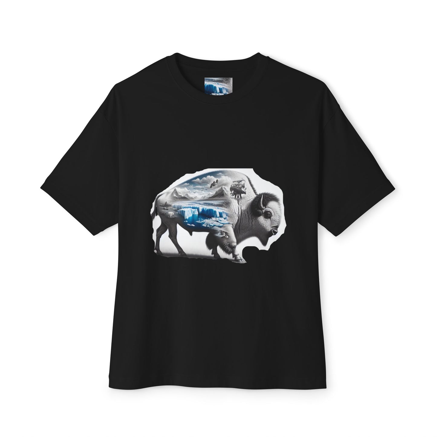 White Bison-7. Native American Inspired / Unisex Graphic Tee Shirt